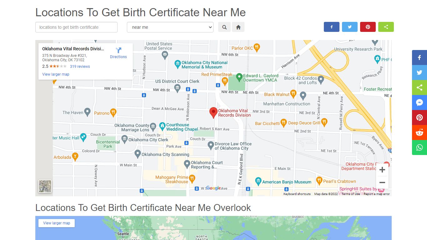 Locations To Get Birth Certificate Near Me